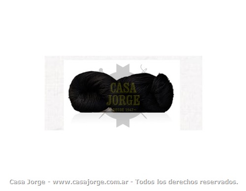 LANAS AMBAR MACRAME EN MADEJA POR KILO COLORES ESPECIAL NEGRO